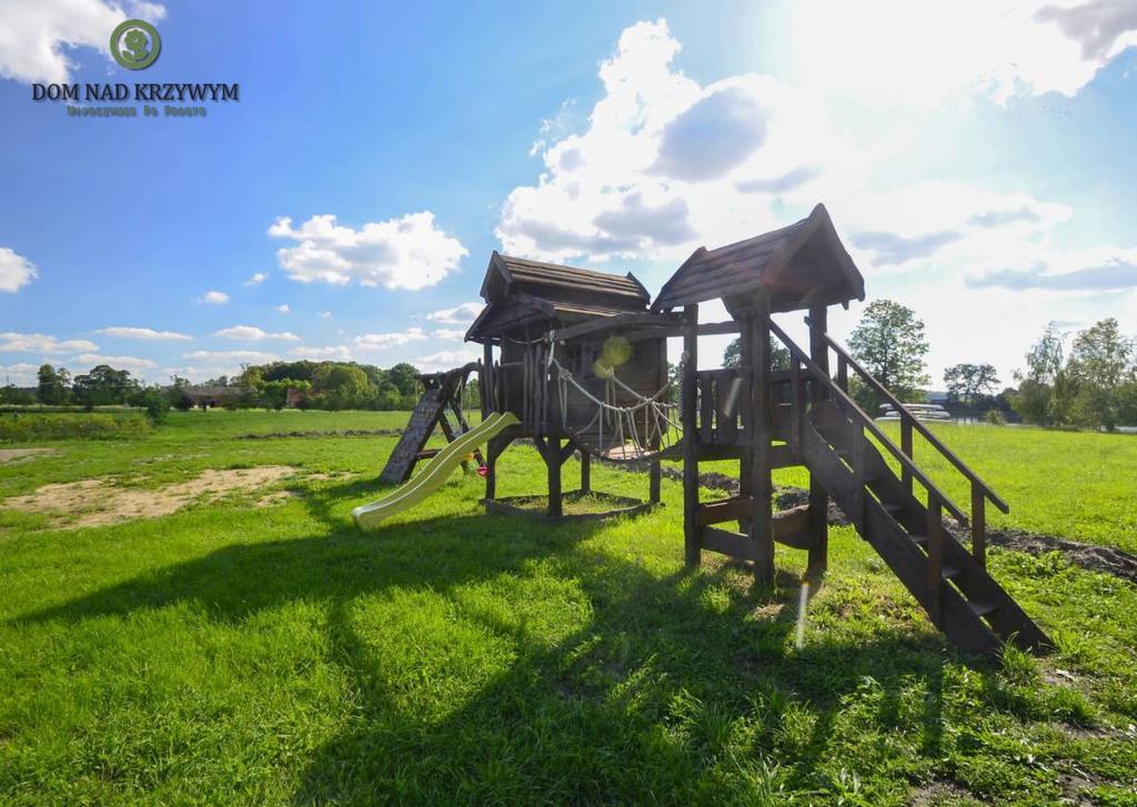 Dom Nad Krzywym - Prywatna Plaza, 2 Boiska, Sauna, Plac Zabaw Krzywe Kültér fotó