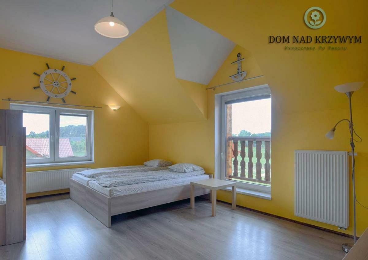 Dom Nad Krzywym - Prywatna Plaza, 2 Boiska, Sauna, Plac Zabaw Krzywe Kültér fotó