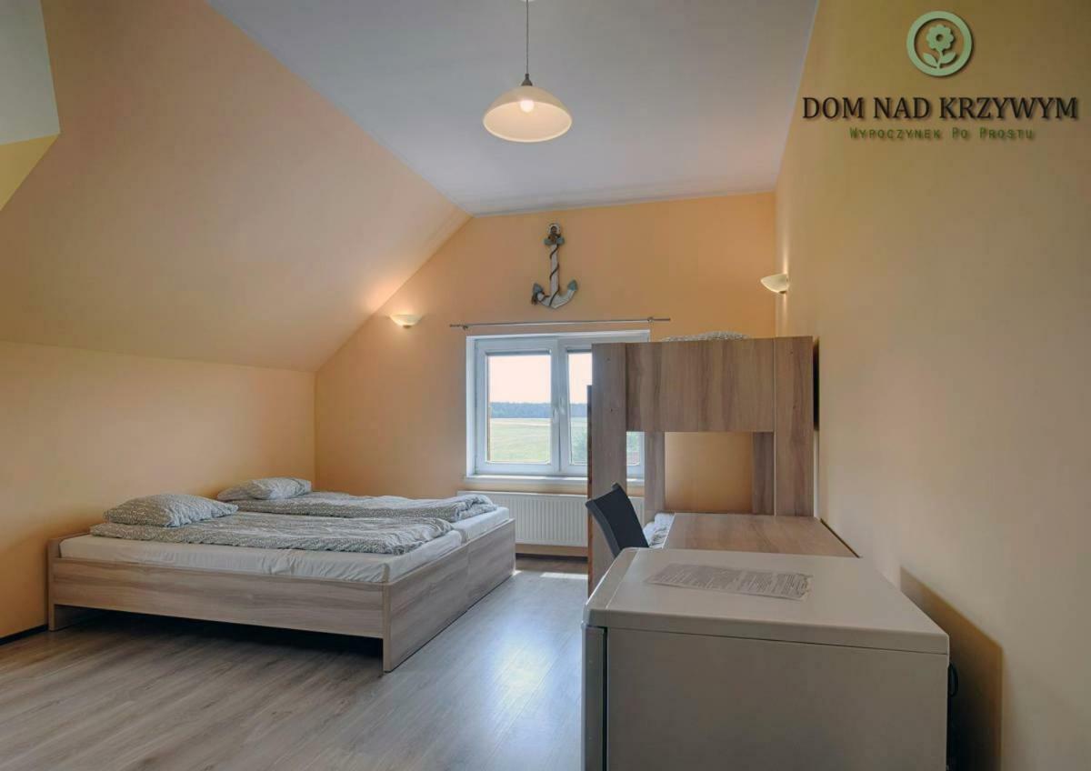 Dom Nad Krzywym - Prywatna Plaza, 2 Boiska, Sauna, Plac Zabaw Krzywe Kültér fotó