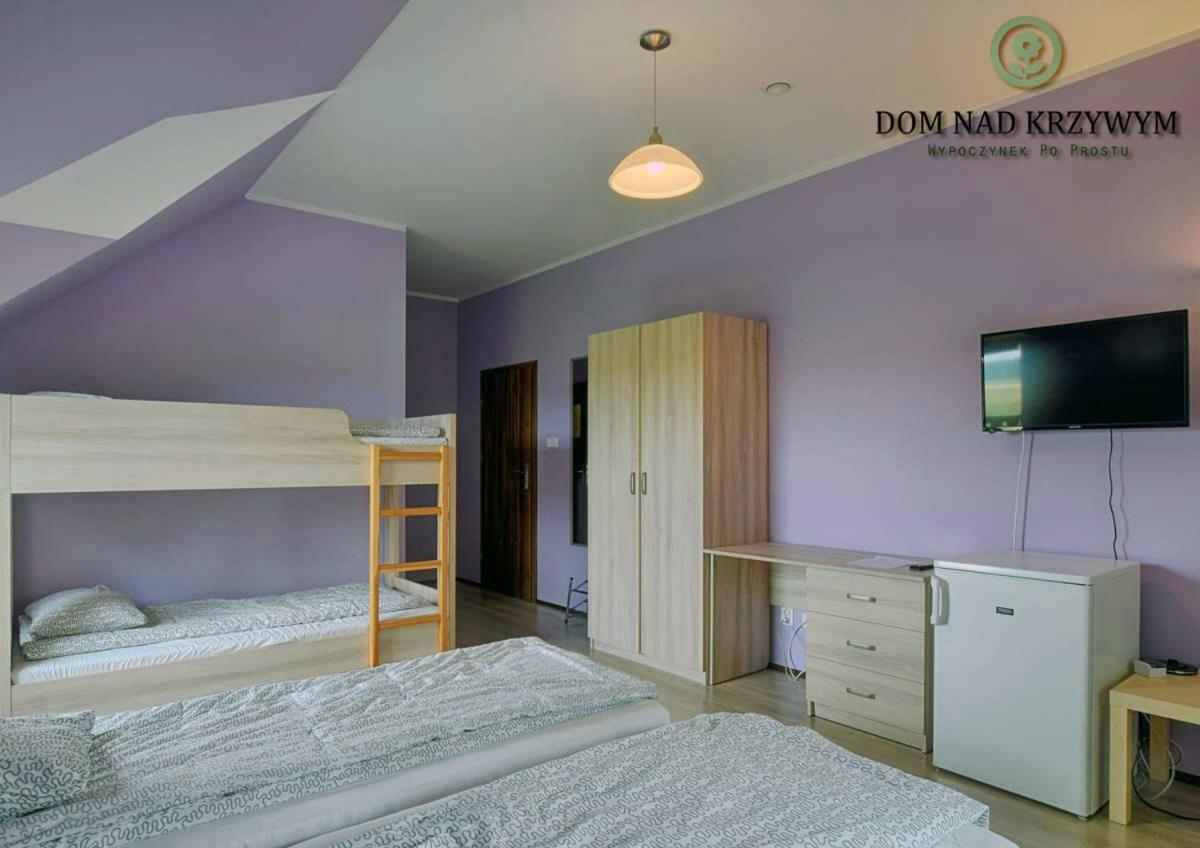Dom Nad Krzywym - Prywatna Plaza, 2 Boiska, Sauna, Plac Zabaw Krzywe Kültér fotó